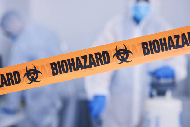 Professional Blood Cleanup technician working in Garden City, MI